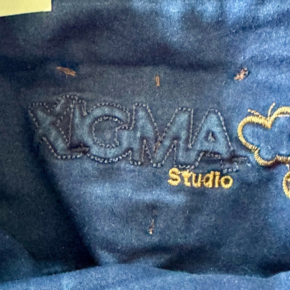 Jeans Colombianos Xigma Booty Curve Gold Decorated High Waisted. Size 12 NWT - Picture 12 of 12